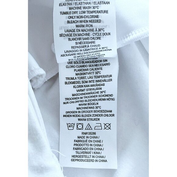 Lysse Woman's Sz s Dela Tie Crop Legging in White - Picture 7 of 10